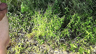 Real Self-rolled Public Pee and Piss Compilation Outdoors