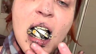 Self Human Ashtray Spit Ashtray Dirty Face