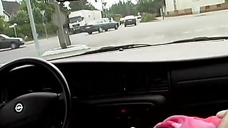 Young Girl Sucks Cock Then Gets Fucked in the Car by Her Boyfriend