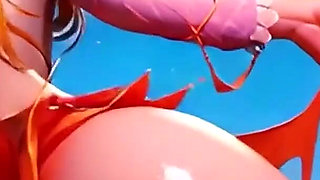 Rapunzel Big Cameltoe and Bouncing Ass!