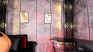 Emo Amateur Teen stript vor der Cam