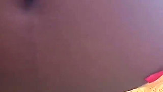 Teasing Rubbing My Pussy Pissing in Sexy Yellow Underwear