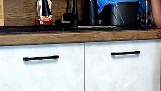 Horny Step Mom Adi Fucking Hard on Kitchen Room