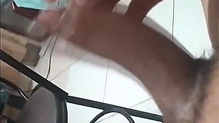 My Husband Was Tired, I Rubbed on His Cock and Jumped From the Pleasure