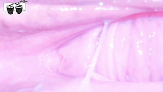 pink tight virgin pussy creampie close up