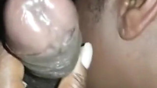 Sucking Big Black Cock Outdoors