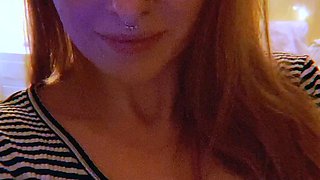 Great Big Boobs On Masturbating Redhead