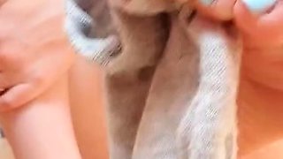 Sexy Emo Teen Dildoing And Foot Fetish