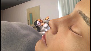 Lustful Girl Friend Fuck Old Patient (p3) - 3D Animation