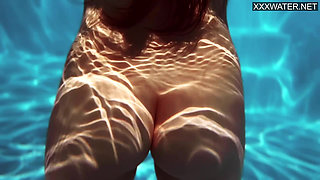 Yenifer Chacon's Latina Underwater Nude Swim