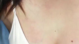 Girl in Black Masturbation Squirt