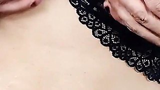 Hot Girlfriend Shows Her Long Nipples Boobs Then Finger Fuck Her Juicy Pussy and Tight Ass