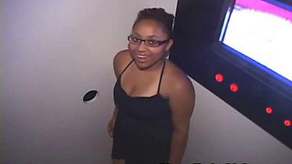 18 TEEN Years Big Titty Brown Bunny Glory Hole Shortie Cutie SPERM ON Big ol TEEN BREASTS!