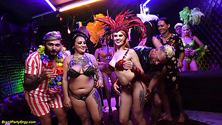 Wild Carnaval DP Groupsex Party Orgy