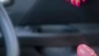 A Girl Caught Me Jerking off in the Car and Help Me Cum 4K. Ep 22202