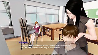 Art Teacher Masturbates- Bound by Lust #6- Gameplay