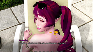 3D Fantasy Game Animation - Harem Adventure Scene (Cinematic Gameplay)