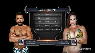 Bella Rossi vs Will Pounder - Big Booty Bella Rides Again