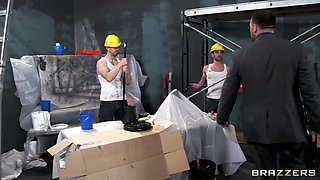 Tarps, Tools And Titties With Erik Everhard, Lolly Ink - Brazzers