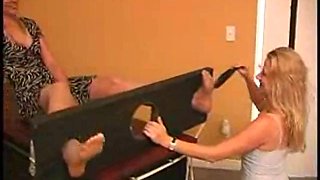 Tickling: Lesbian, Bondage  Stockings Porn