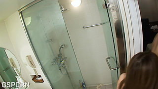 Real Japanese Girl Islay Fucking in Front at Cuckold Boyfriend