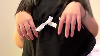 Solo booty assed babe ass toying masturbation in hi def