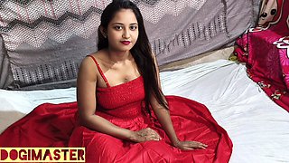 Desi Indian Bhabhi Red Dress Fuking Hard