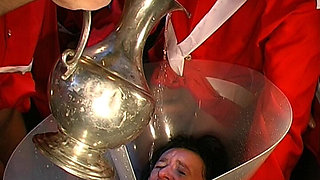 Ggg John Thompson, Men in a Circle Piss in Her Face