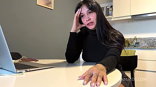 Anal With My Grieving Friend Who Loses Her Husband And I Offer My Big Cock To Comfort Her. Nicole Rissi