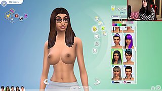 Lana Rhoads from The Sims 4 gets naughty at the gym