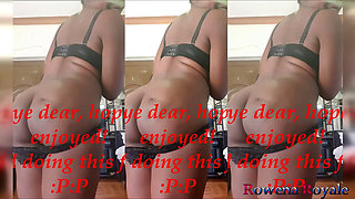 White Undies, White Dildo, Huge Squirt