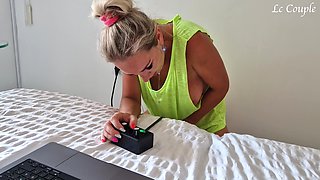 Amateur Wife Is Enjoying Her Own Sybian Sex Machine Video and Get Two Huge Body Shaking Orgasms