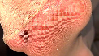 Nylon Foot Humiliation JOI - Obey Your Goddess - Ivys Feet