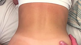 Hot sex slave wife fucking cock