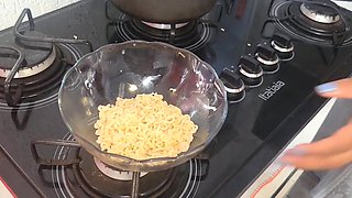 Feeding My Slave Piss Seasoned Noodles