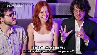 First Porn Casting And Interview Turns Into A Dirty Threesome Sex