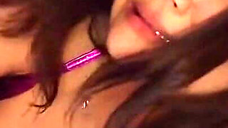 Shimmering Pink Lingerie That Can’t Hide Her Tempting Curves