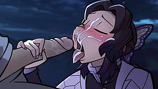 ''Total Concentration Breathing'' A Night of Passion on the Rooftop - Exclusive Hentai Parody, ENG Sub