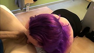 german ugly mature with pink hair ass licking and swallow