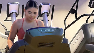 Stepsister Rides My Cock After the Gym