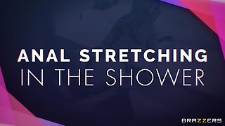 Anal Stretching In The Shower With Alena Croft, Scott Nails - Brazzers