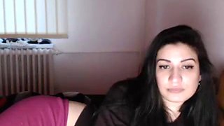 Thick anal masturbation of a camgirl