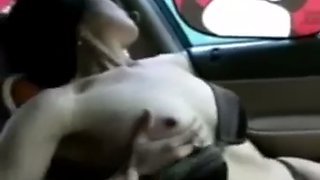 Fucking younger sister in the car