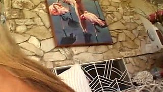 A Petite Blonde Doll Eats Cum After a Rough Anal Session
