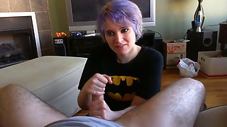 18yr old emo teen swallowing cum