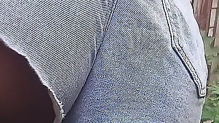 Shaking My Ass Peeing in Hot Pants