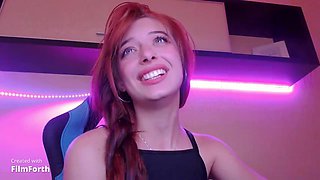 Voiceprinces russian redhead teen - teasing long tongue