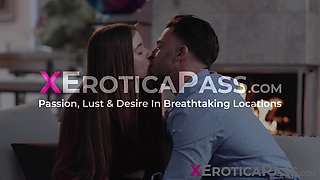 Busty teen Hazel Moore has her first swinger date and discovers her naughty side