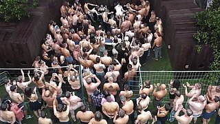 Perverse Family Involve a Submissive Slim Maid Into Wild Dirty Orgy During The Dinner In the Mansion