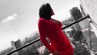 Real Puerto Rican Couple Jennifer and Cody Make Love Publicly in Their Hotel Balcony